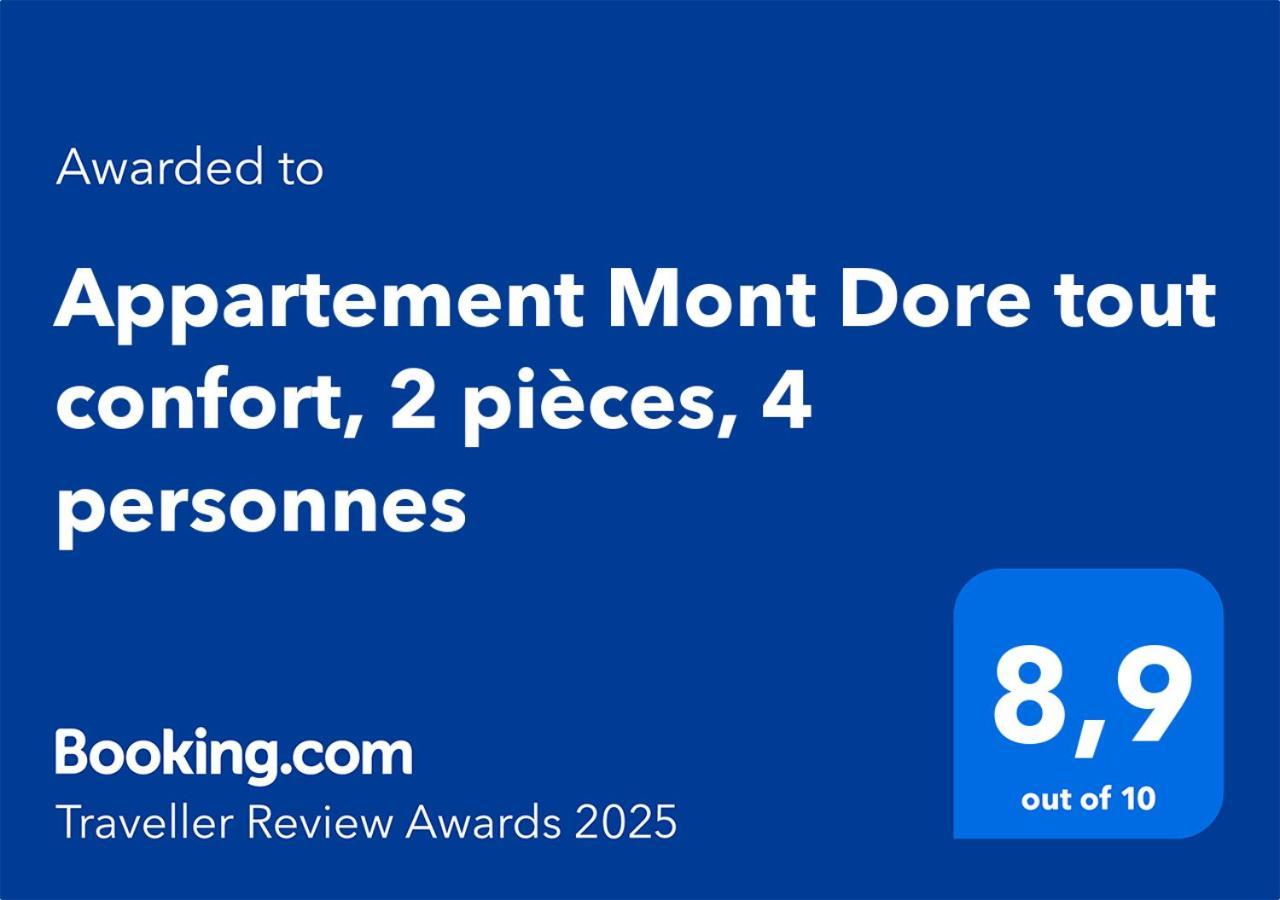 Appartement Mont Dore Tout Confort, 2 Pieces, 4 Personnes Eksteriør billede